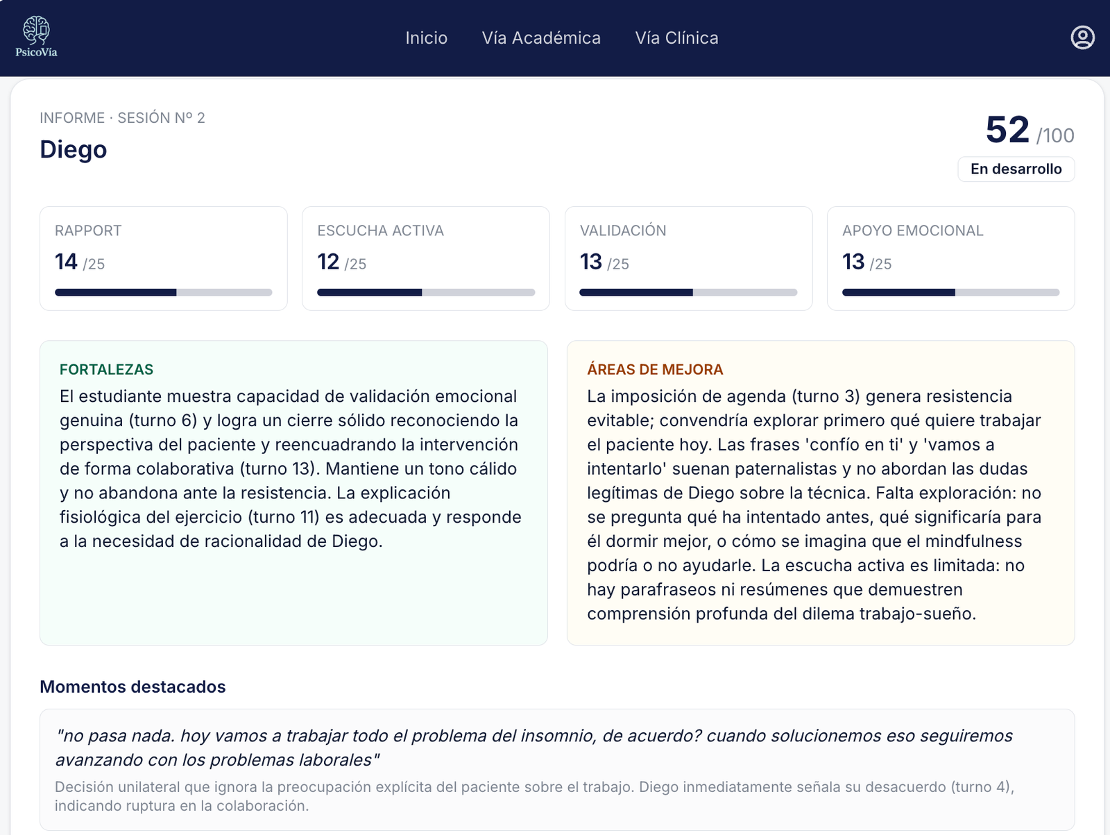 PsicoVía en escritorio